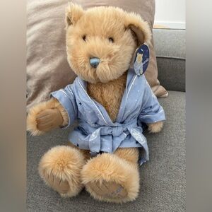 silk and snow 2001 Plush Bear in Pajama Robe